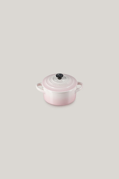 Stoneware Mini Cocotte 10cm - Shell Pink - image 1