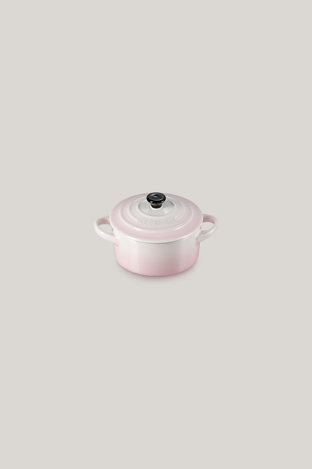 Stoneware Mini Cocotte 10cm - Shell Pink - image 1