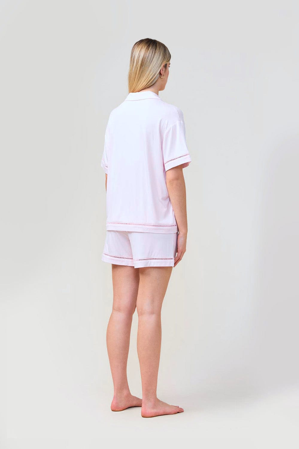 Helena Short Bamboo Pj Set - Pink - image 3
