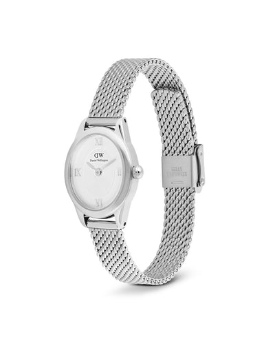 Ophelia Mini Mesh Silver Watch - Silver - image 3