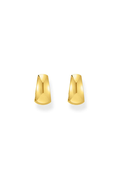 Tapered Hoop Earrings In Gold - Gold - image 2
