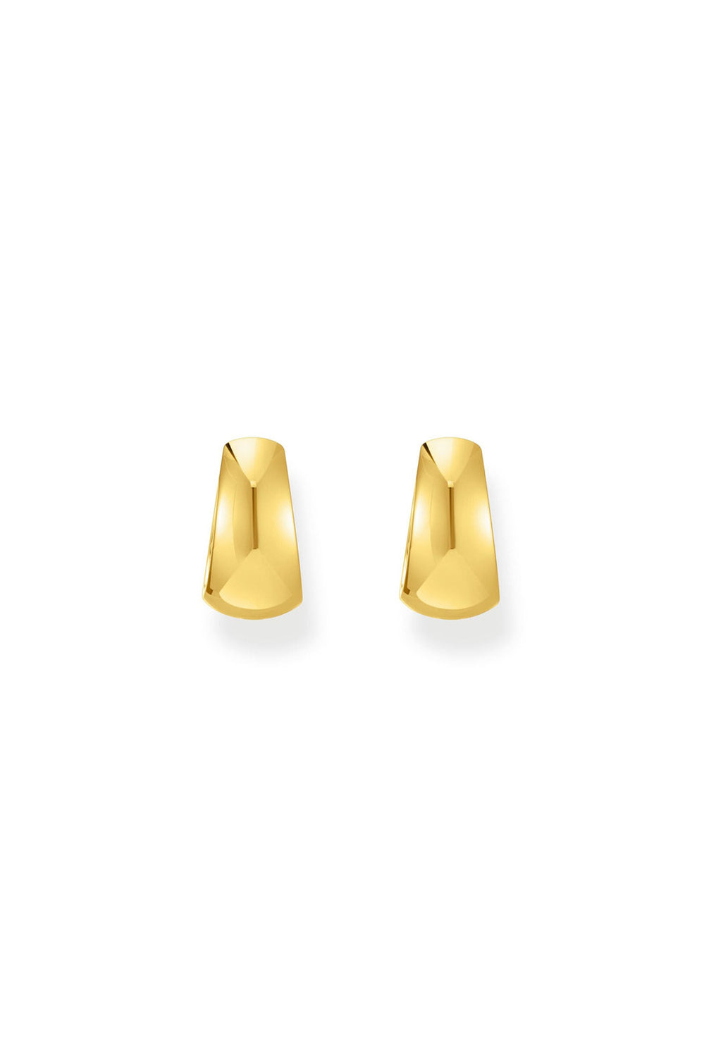 Tapered Hoop Earrings In Gold - Gold - image 2