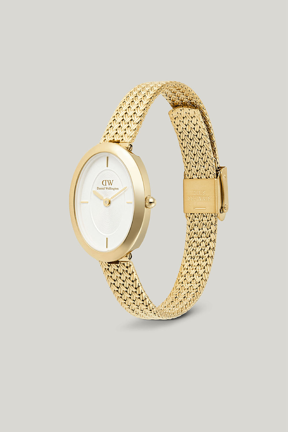 Juliette Braided Mesh White Sunray Gold - Gold - image 3