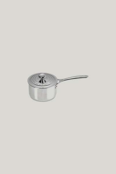 Signature Stainless Steel 3ply Saucepan With Lid 16cm - Stainless Steel - image 1