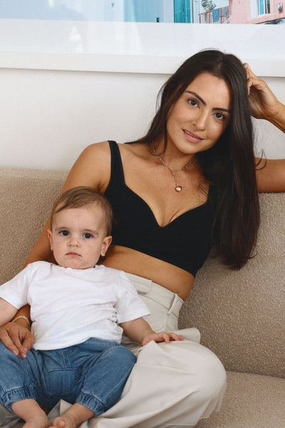 Leakproof Day Maternity Bralette - Black - image 2