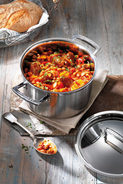 3ply Stainless Steel Deep Casserole 20cm - Stainless Steel - image 2