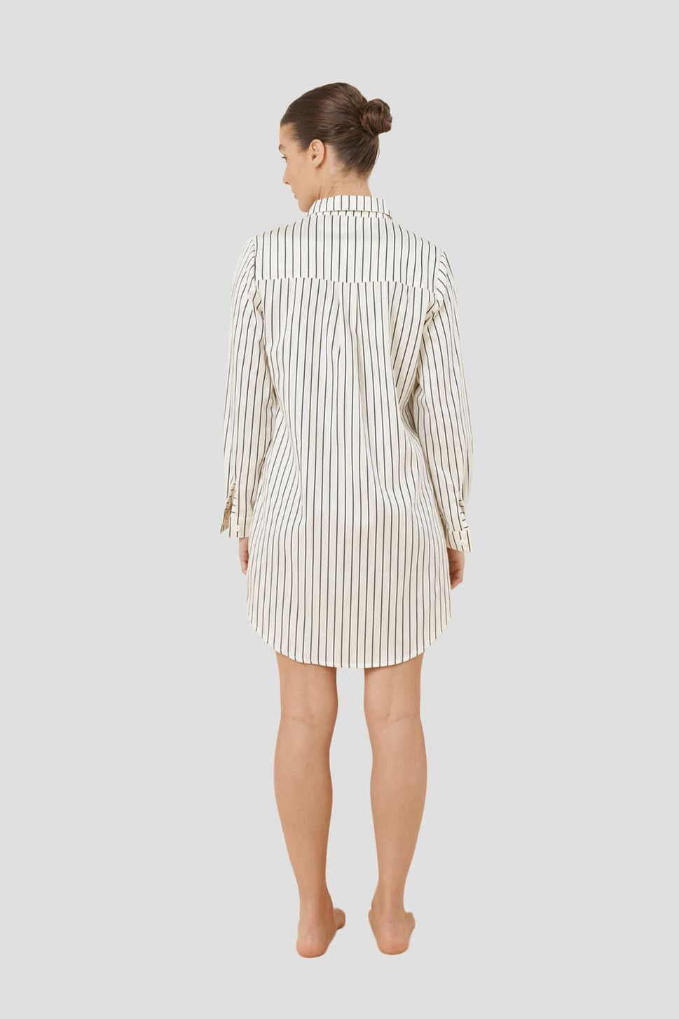 Lolita Stripe Night Shirt - Ecru - image 4