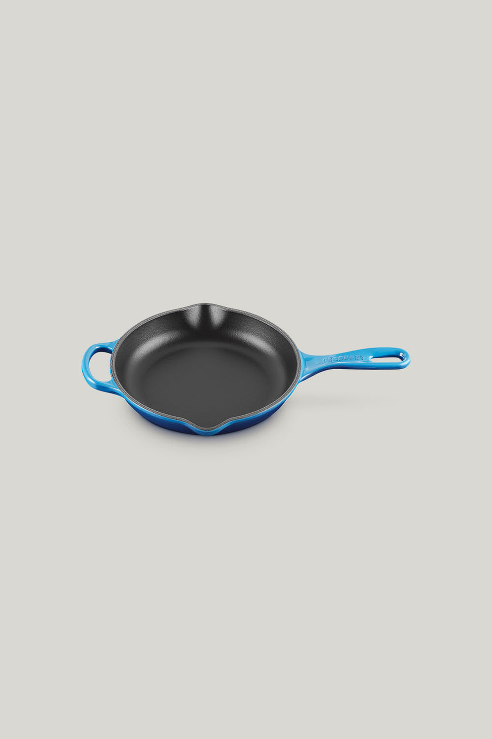 Signature Cast Iron Round Skillet 20cm - Azure Blue - image 1