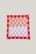 Cosy Baby Blanket - Check Berry - Berry - image 1