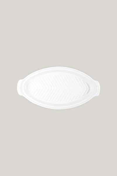 Stoneware Heritage Fish Baker 1.6 L - White - image 4