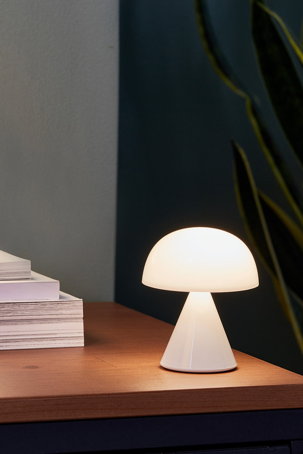 Mina M Medium Portable Led Lamp - White - White - image 4