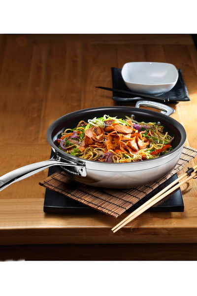 3ply Stainless Steel Non Stick Frying Pan 28cm - Stainless Steel - image 4
