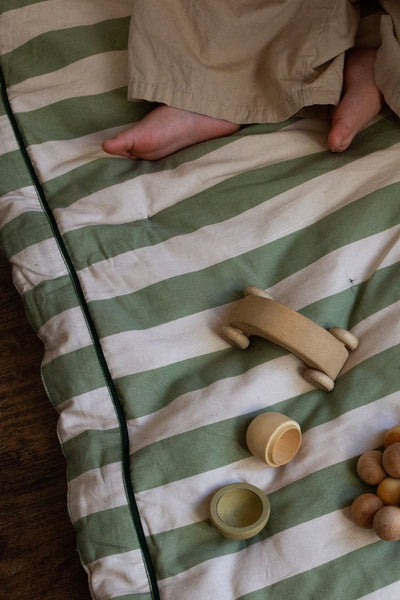 Striped Play Mat - Green - image 3
