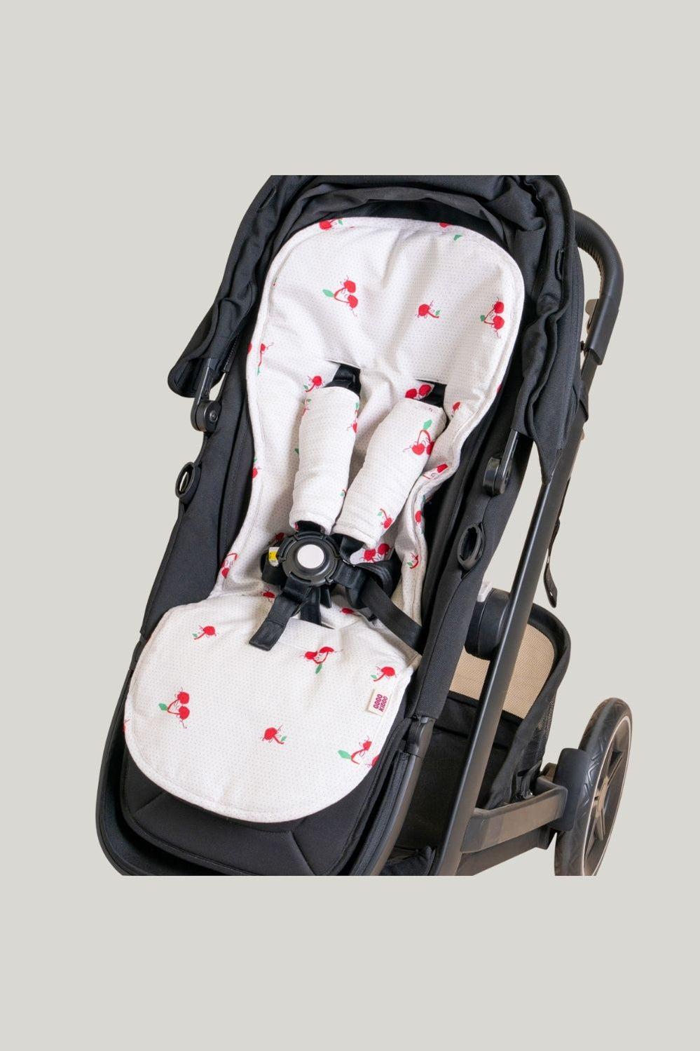 Cosy Pram Liner And Harness Protector - Cherry Chic - Cherry - image 4