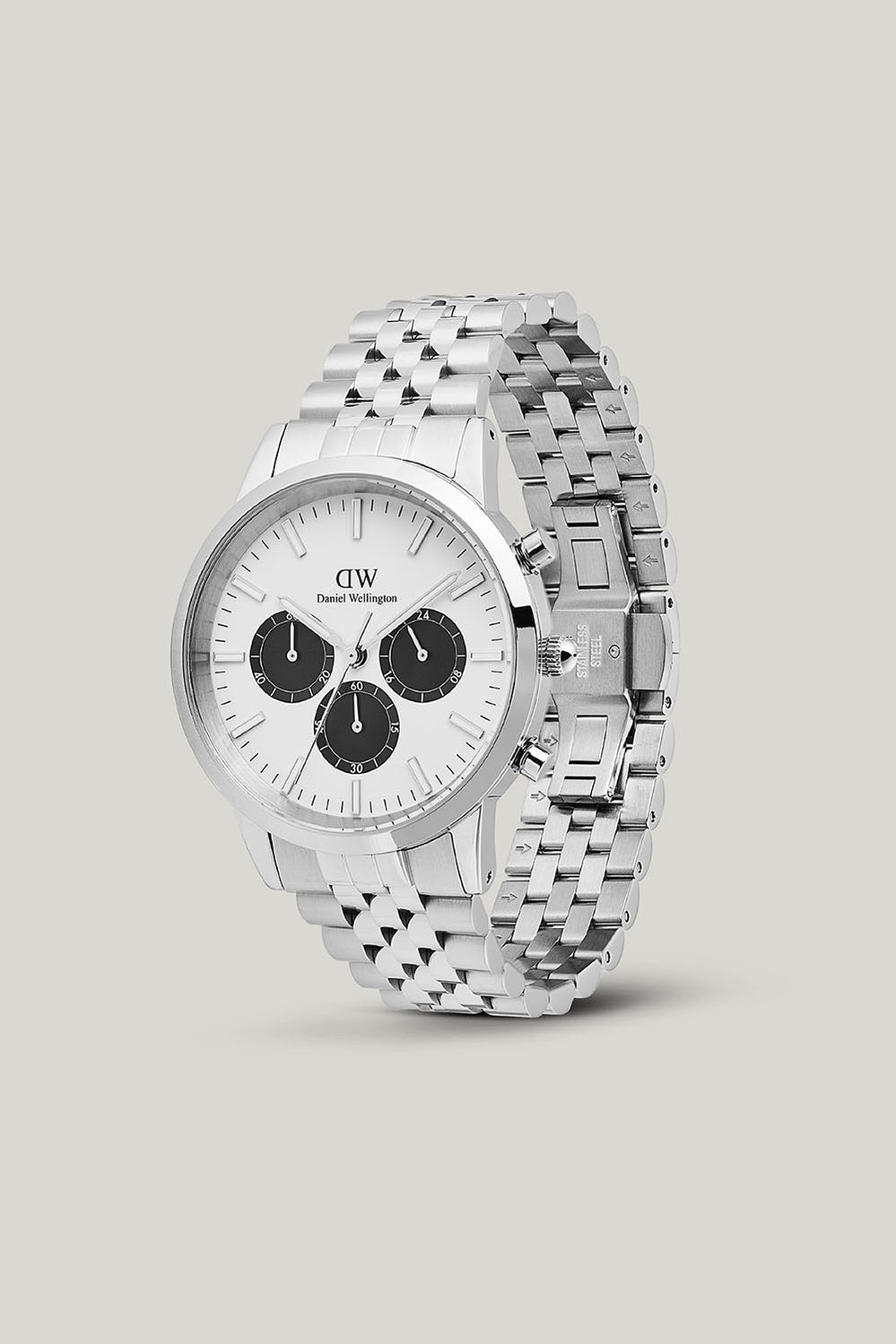Iconic Chronograph Arch 5-link Off- White Panda Silver - Silver - image 3