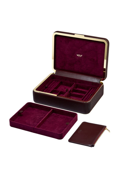 Bella Medium Jewellery Box Bordeaux - Burgundy - image 3