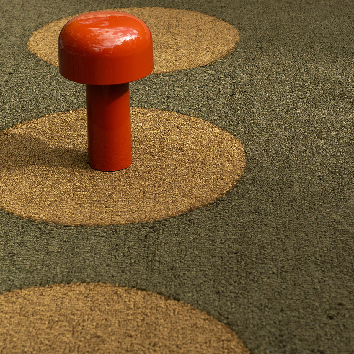 Habitat Festival Dots Olive Green Outdoor Rug 350x250cm - Brown - image 3