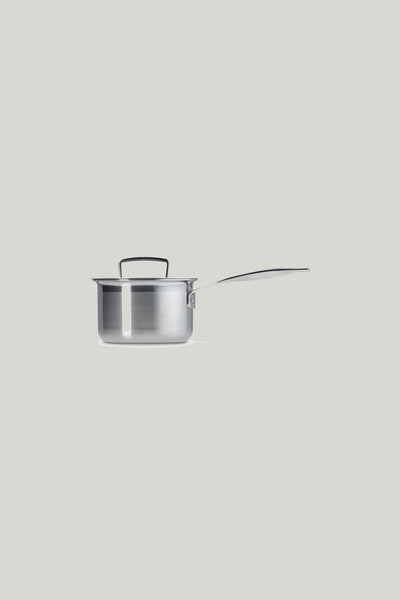 3ply Stainless Steel Saucepan With Lid 14cm - Stainless Steel - image 2