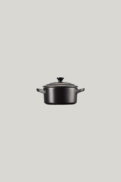 Stoneware Mini Cocotte 10cm - Matte Black - image 2