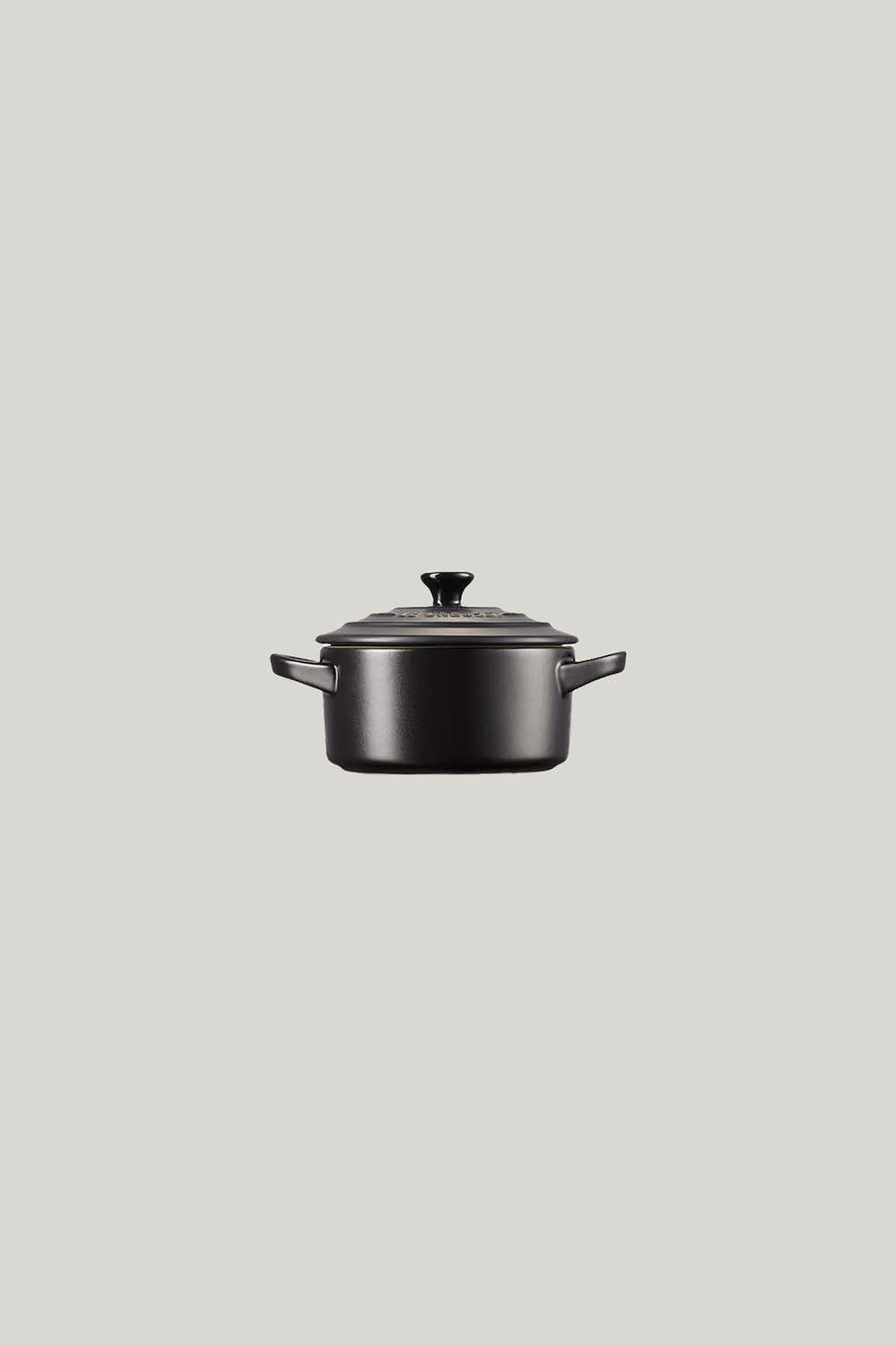 Stoneware Mini Cocotte 10cm - Matte Black - image 2