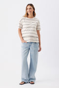 Billie Elastic Waist Maternity Jean - Light Blue - image 1