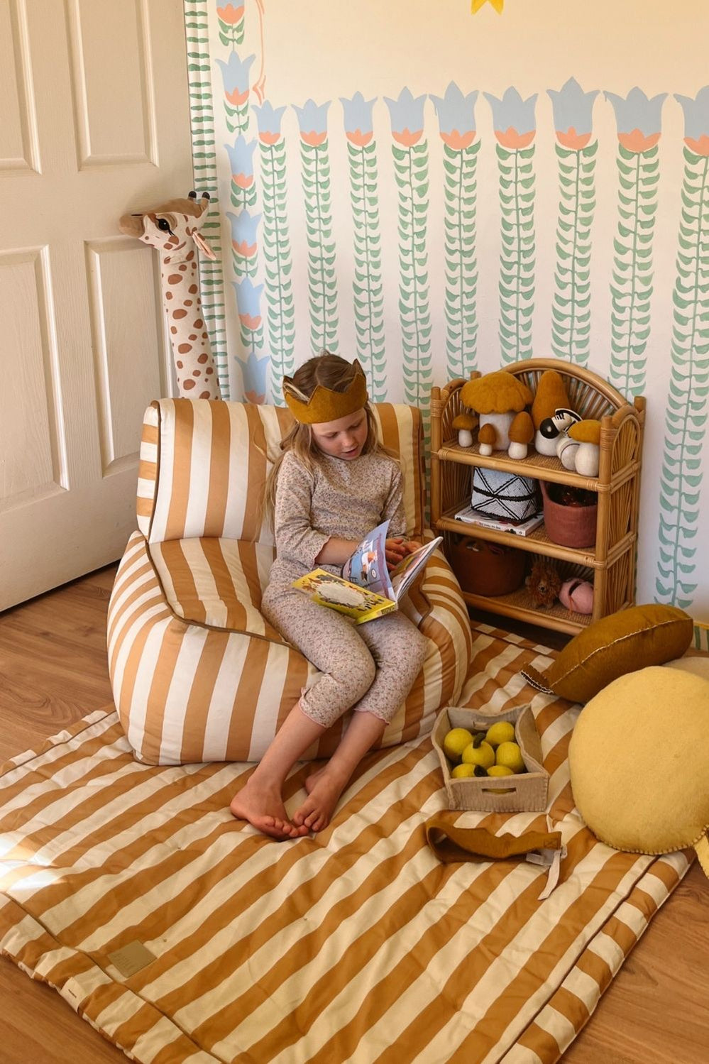 Striped Play Mat - Marigold - image 3