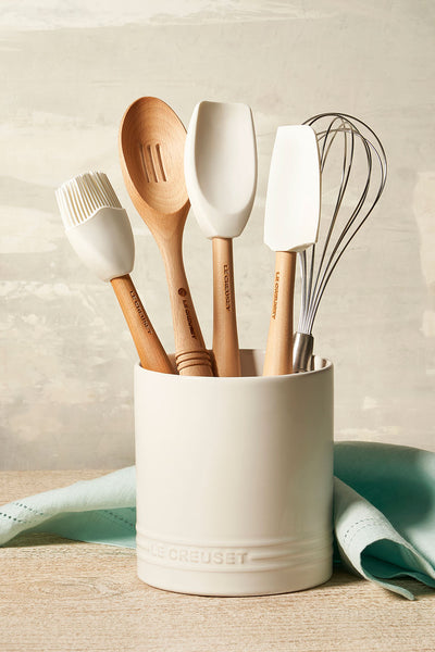 Stoneware Signature Utensil Jar 1.1l - White - image 4