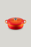 Signature Cast Iron Oval Casserole 29cm - Volcanic - image 1