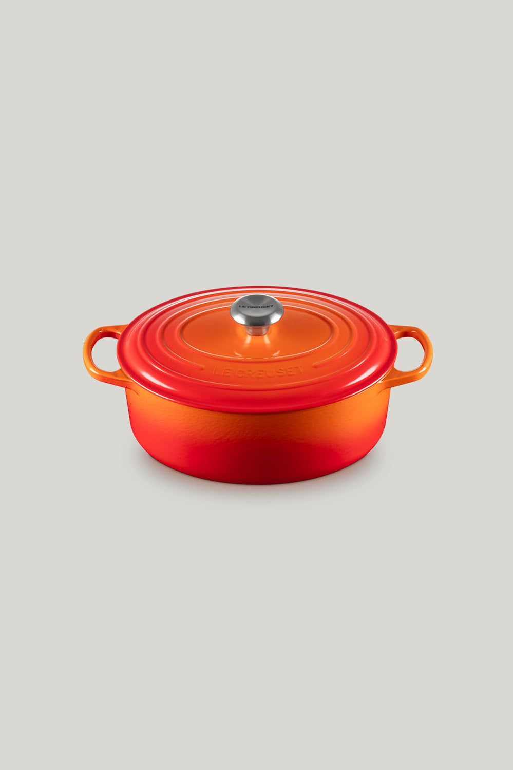 Signature Cast Iron Oval Casserole 29cm - Volcanic - image 1
