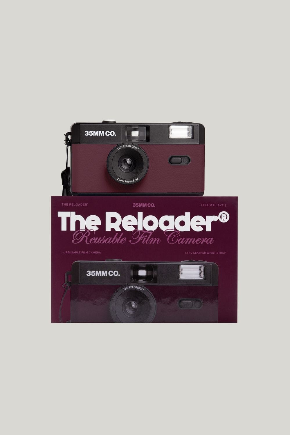 The Reloader Reusable Film Camera - Plum - image 1