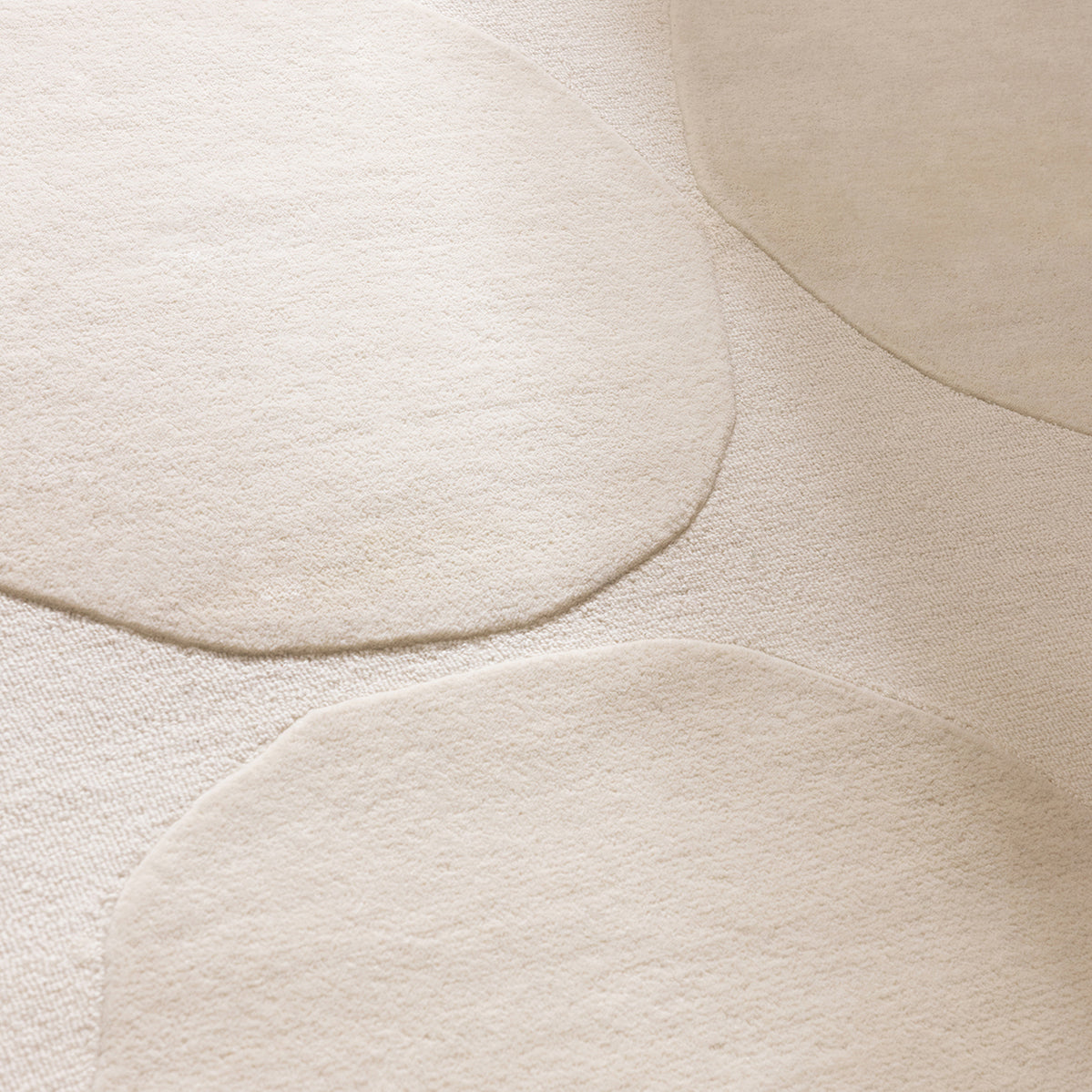 Isot Kivet Natural White Rug 240x170cm - Cream - image 3