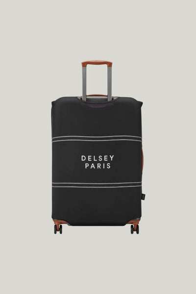 Chatelet Print Luggage Cover - Fits Medium Suitcases - Black - image 2
