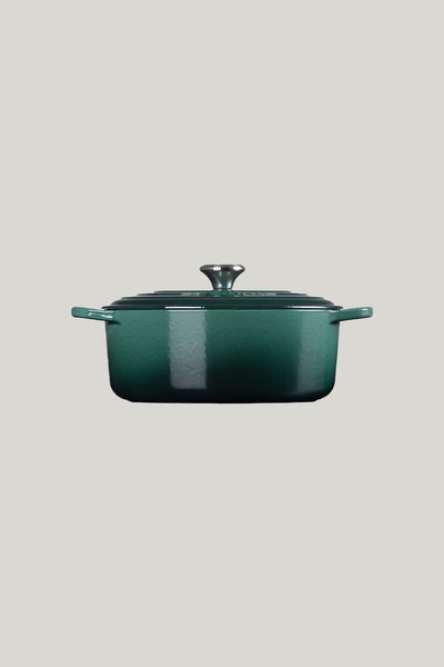 Signature Cast Iron Oval Casserole 29cm - Artichaut - image 2