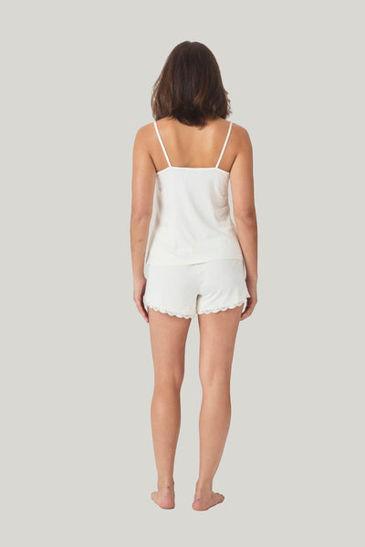 Mabel Bamboo Cami And Short Set - Ecru - image 3