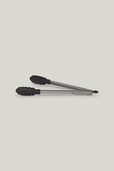 Stainless Steel Tongs 30cm - Matte Black - image 1