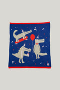 Cosy Baby Blanket - Crocodile Party - Green - image 1