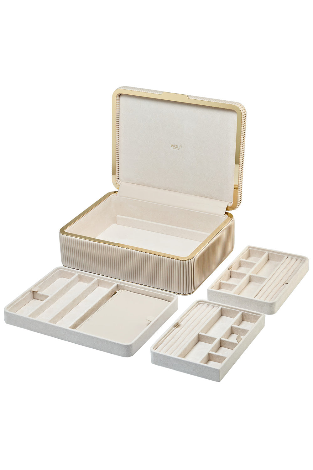 Bella Large Jewellery Box Bone - Bone - image 2
