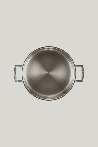 3ply Stainless Steel Uncoated Sauteuse 28cm - Stainless Steel - image 3