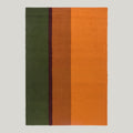 Habitat Festival Stripe Orange Outdoor Rug 200x140cm - Dark Green - image 1