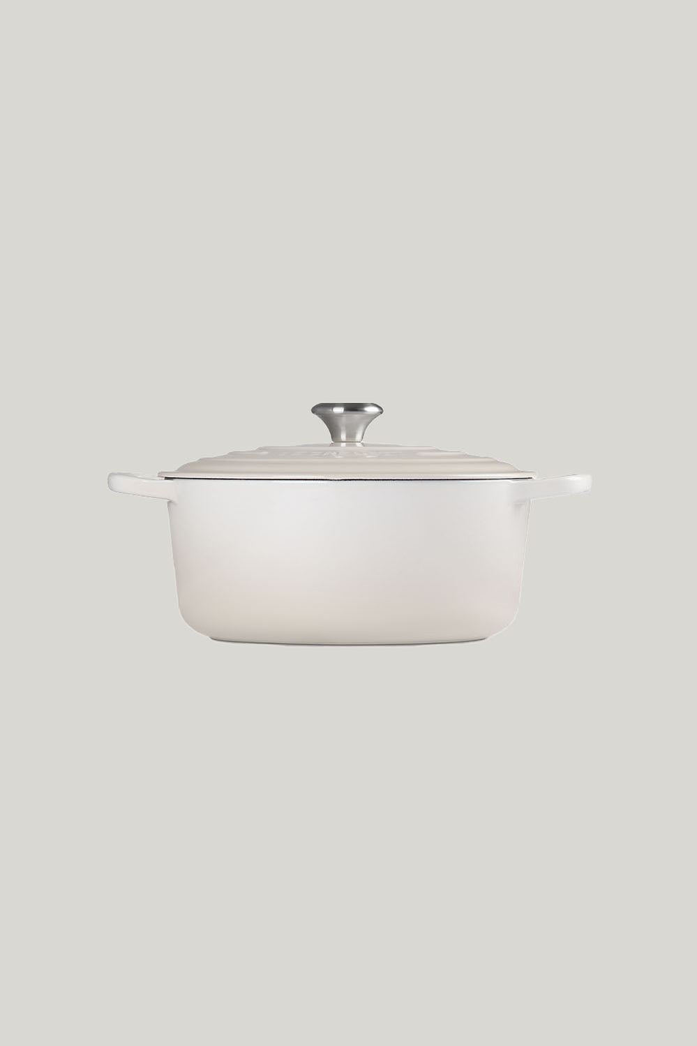 Signature Cast Iron Round Casserole 28cm - Meringue - image 2
