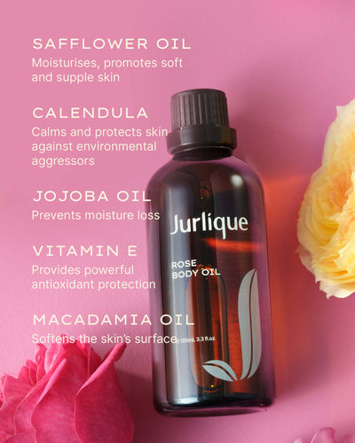 Rose Body Oil - Clear - image 2