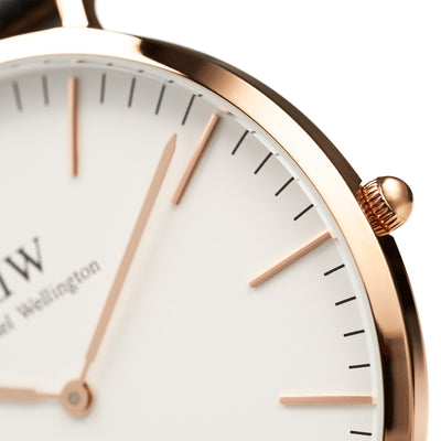 Classic 40 St Mawes Rose Gold & White Watch - Rose Gold - image 3