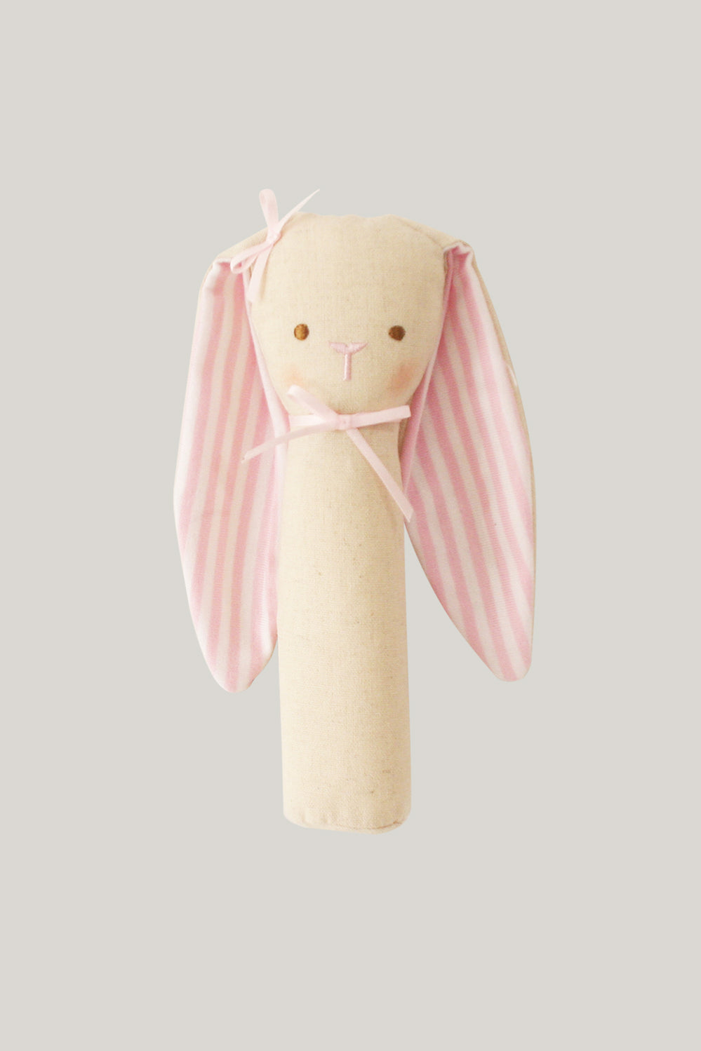 Bunny Rattle Squeaker - Pink - image 1