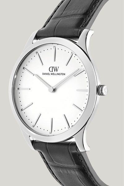 Pathfinder Black-croc Frost-white Silver Watch - Silver - image 3