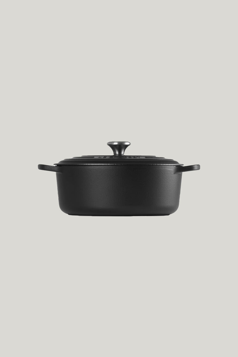 Signature Cast Iron Oval Casserole 29cm - Matte Black - image 2