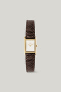 Bound Mini Brown Leather & Gold Watch - Gold - image 1