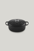 Signature Cast Iron Oval Casserole 29cm - Matte Black - image 1