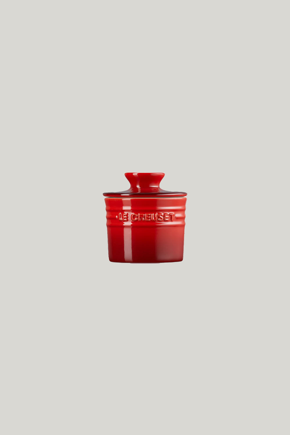 Stoneware Butter Bell - Cerise - image 2