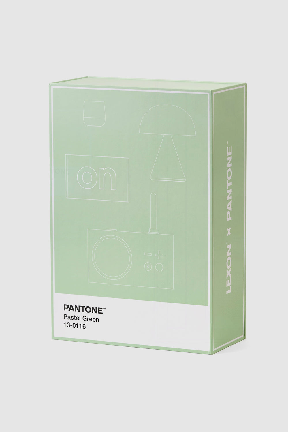 Gift Set Pantone - Includes Mino+ Mini Speaker, Flip Classic Clock, Mina M Lamp, Thykho 3  Speaker - Green - Green - image 1