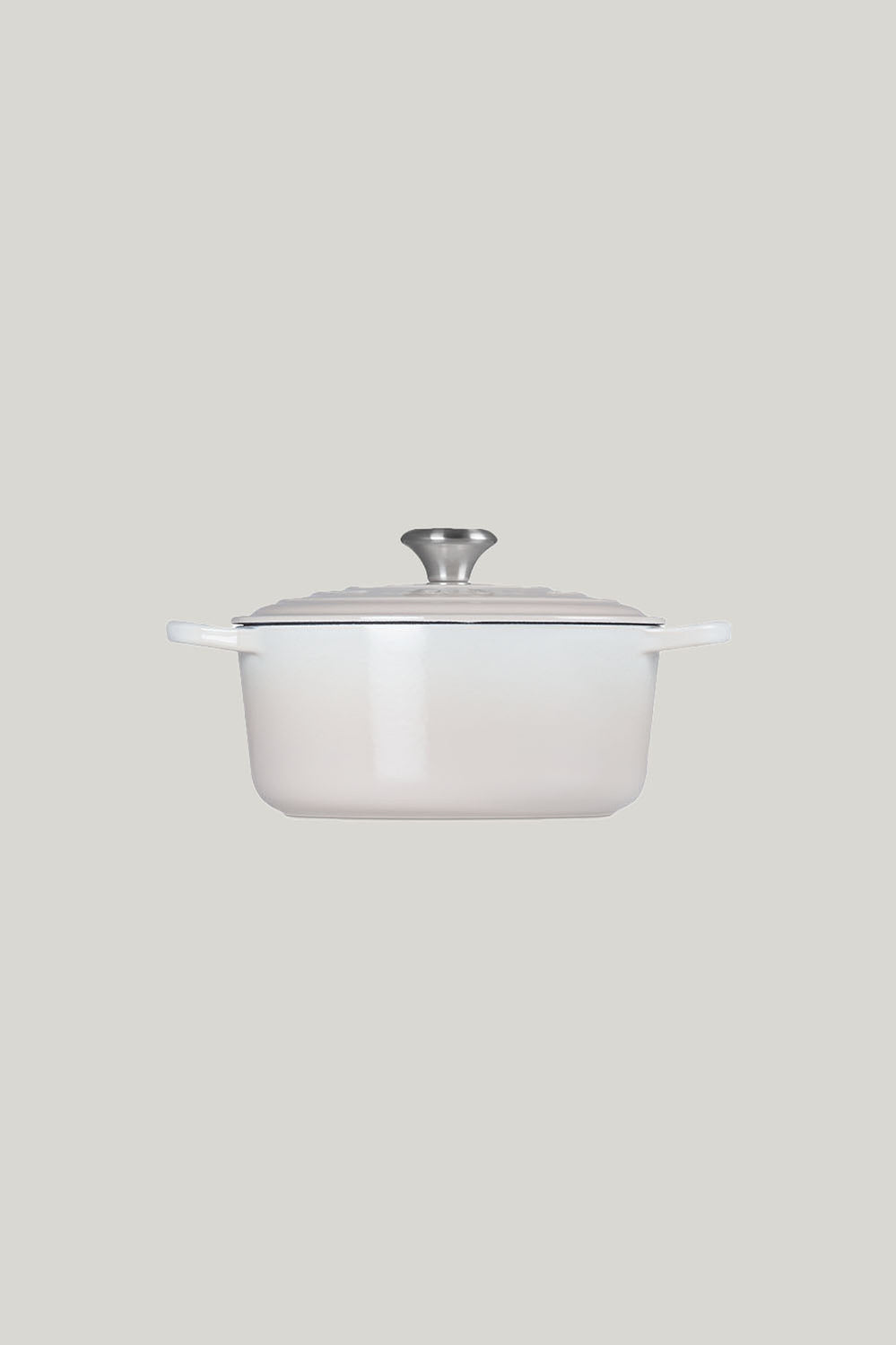 Signature Cast Iron Round Casserole 24cm - Meringue - image 2